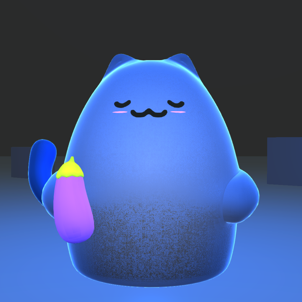 Glow Kitties #6 static token preview