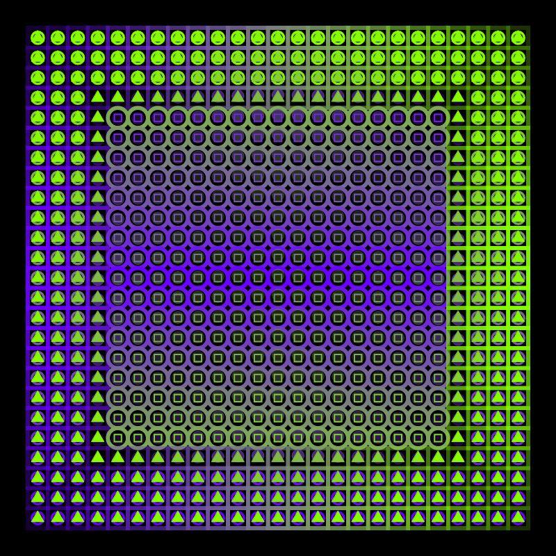 Hyper-Vasarely #11 static token preview