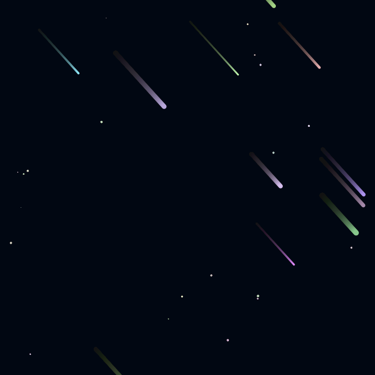 Meteor shower #1 static token preview