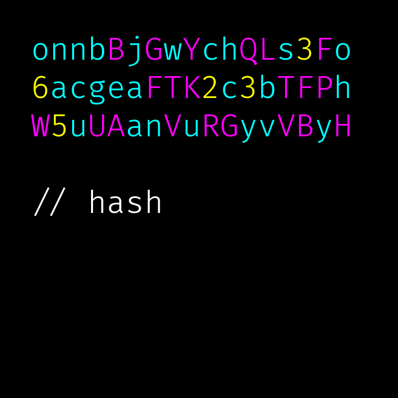 hash #100 static token preview