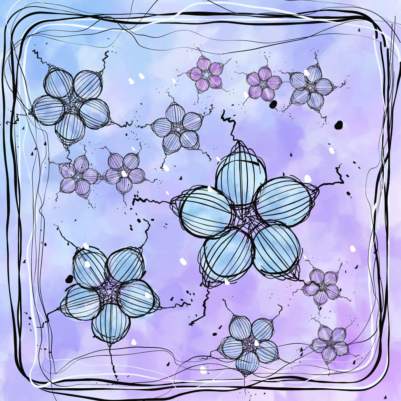 Five-Leaf-Flowers #3 static token preview