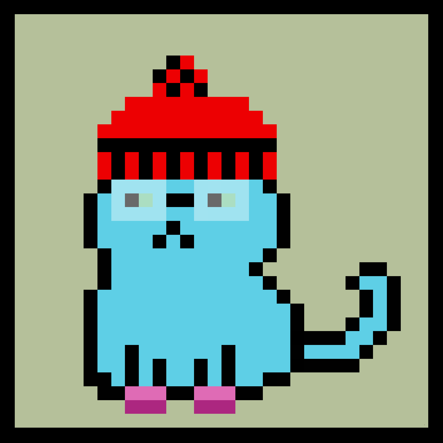 Lazy Kitties #2186 static token preview