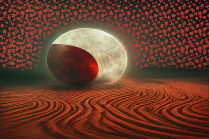 (Red) Moon #17 static token preview