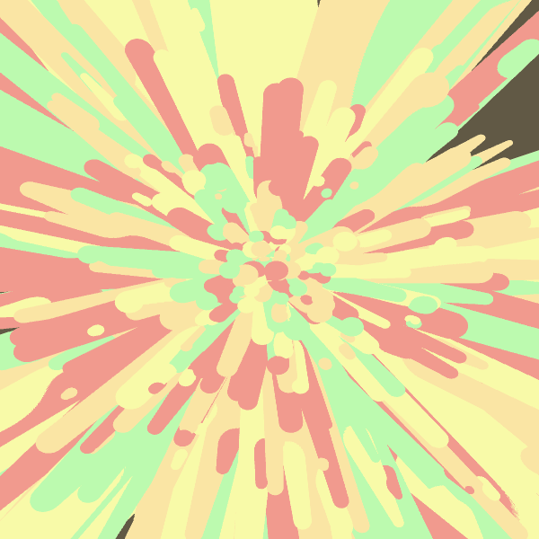 drip flower painting #3 static token preview