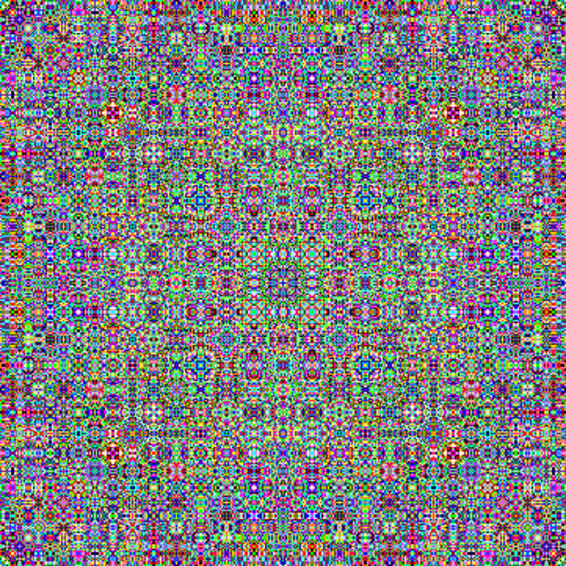 Kaleidoscopic Nexus #8 static token preview