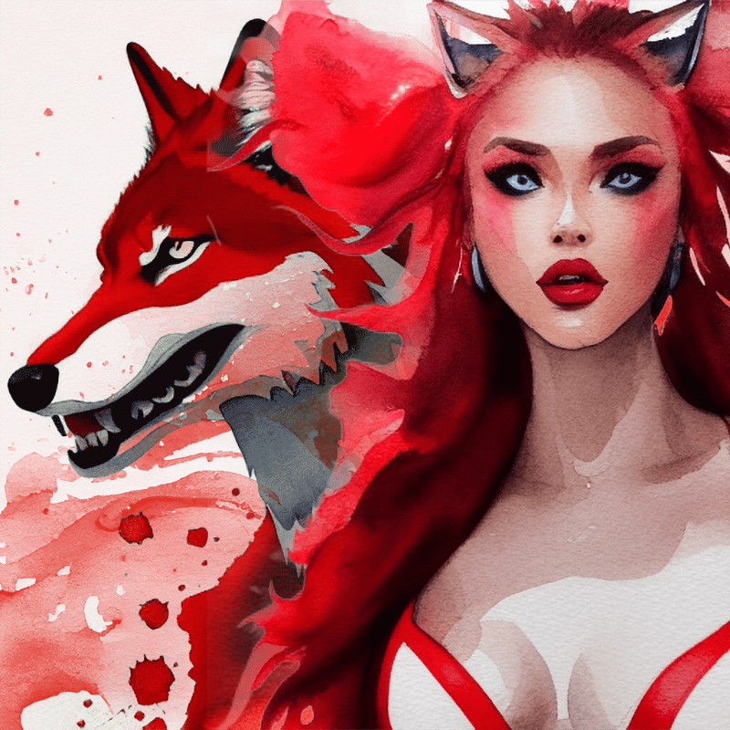 Red Wolf #6 static token preview