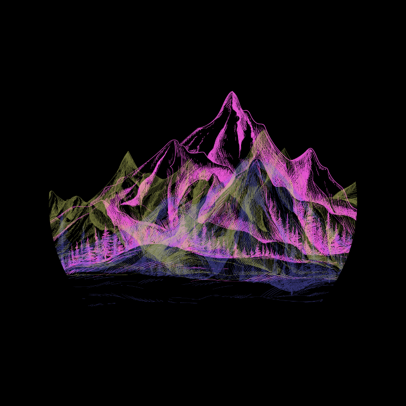There is never just one peak on a mountain #15 static token preview