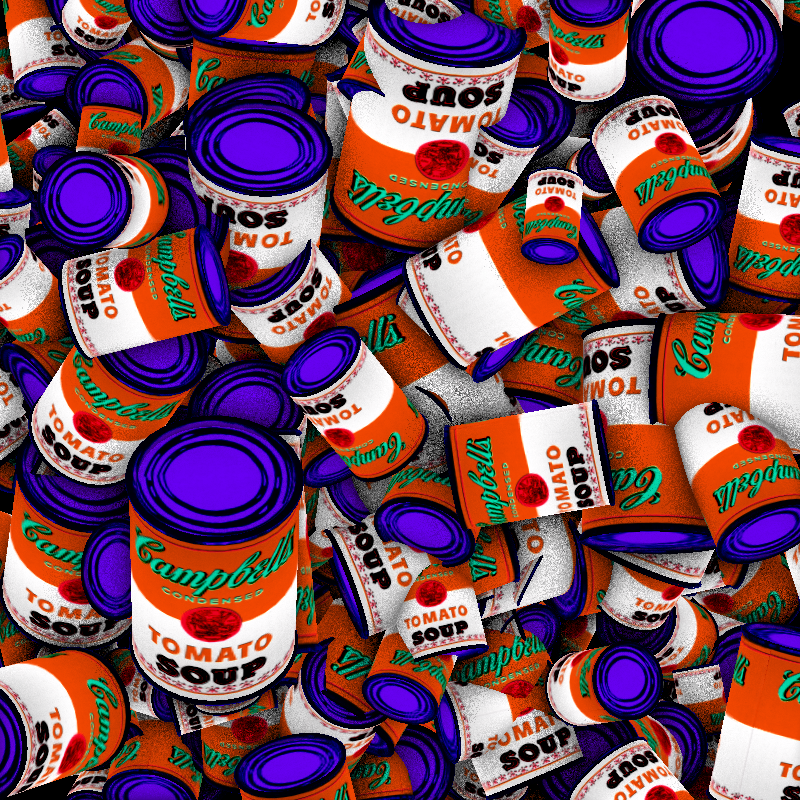 Campbell's Soup Cans - Cluster #2 static token preview