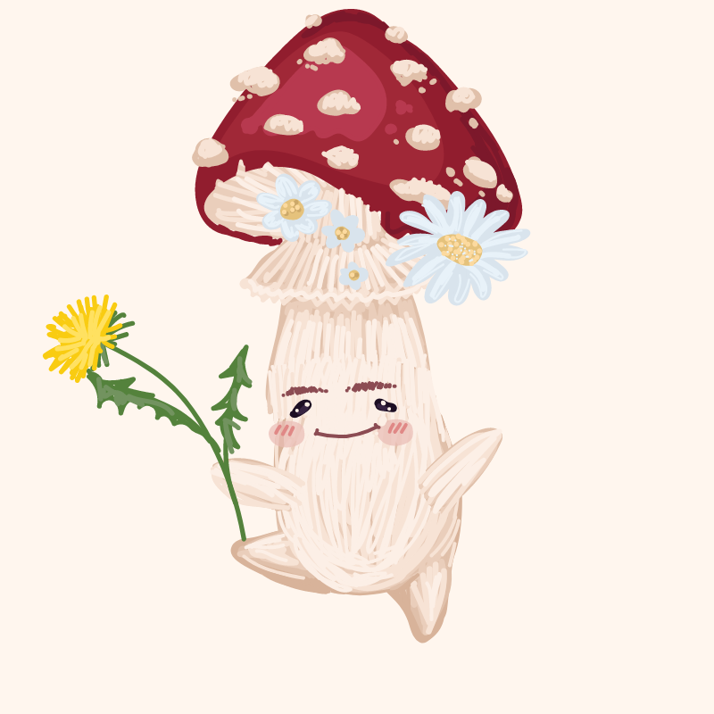 Cute Mushrooms Forest Guys #21 static token preview