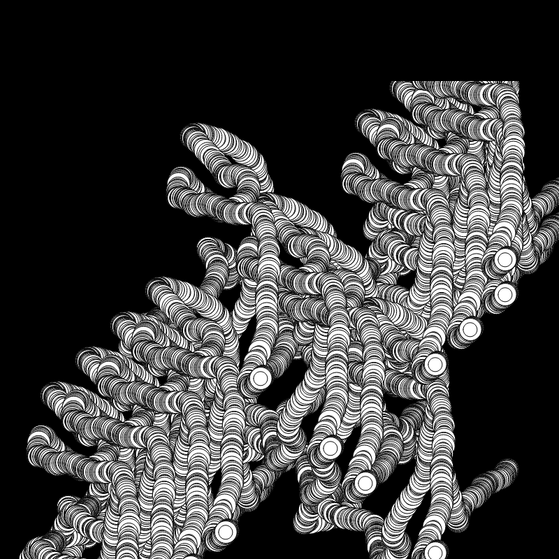 Perlin Worms Raving to Music #1 static token preview