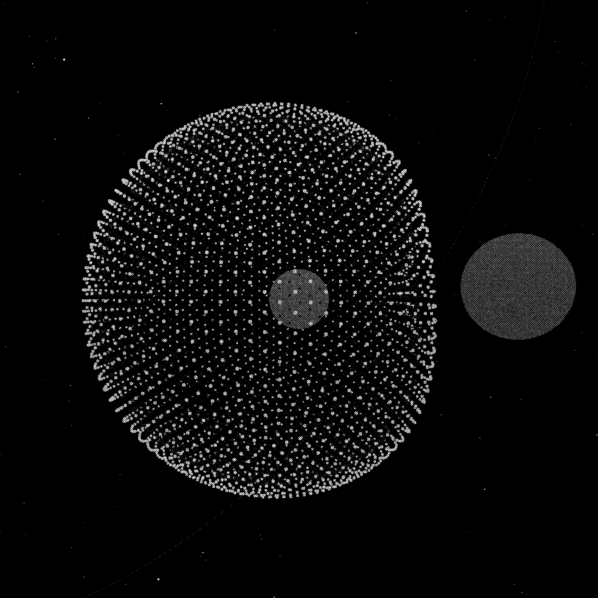 Cometary coma #130 static token preview
