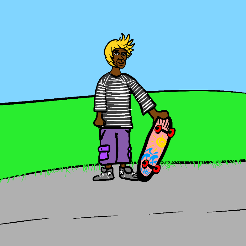 Skaterdudes #1 static token preview