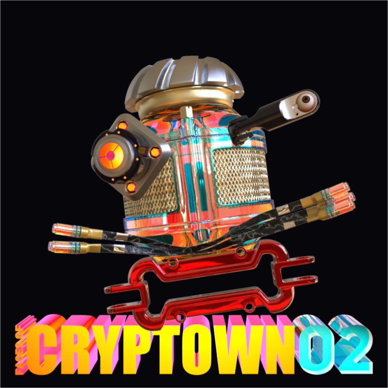 FacesOfCryptown vol.02 #19 static token preview