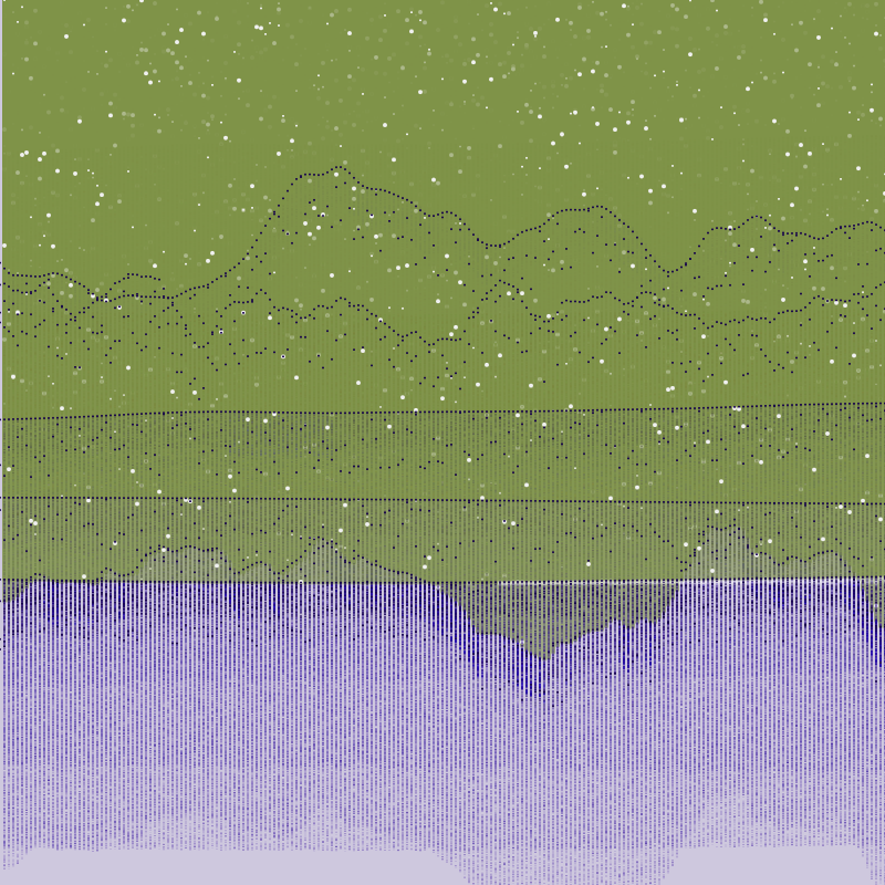Glitched Mountains GT #22 static token preview