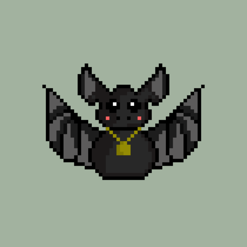 Generative Pixie Bat #22 static token preview