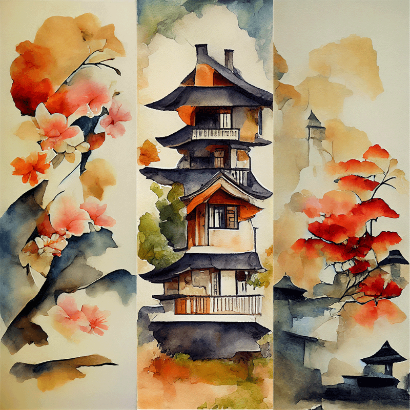 AI Japanese House #6 static token preview