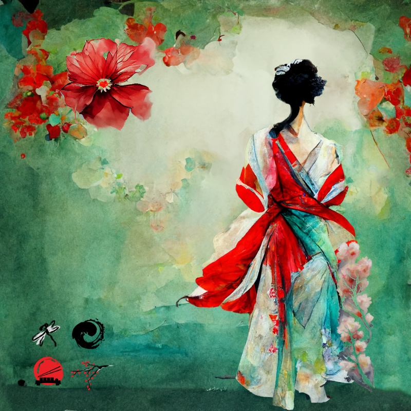 The dancing geisha #5 static token preview