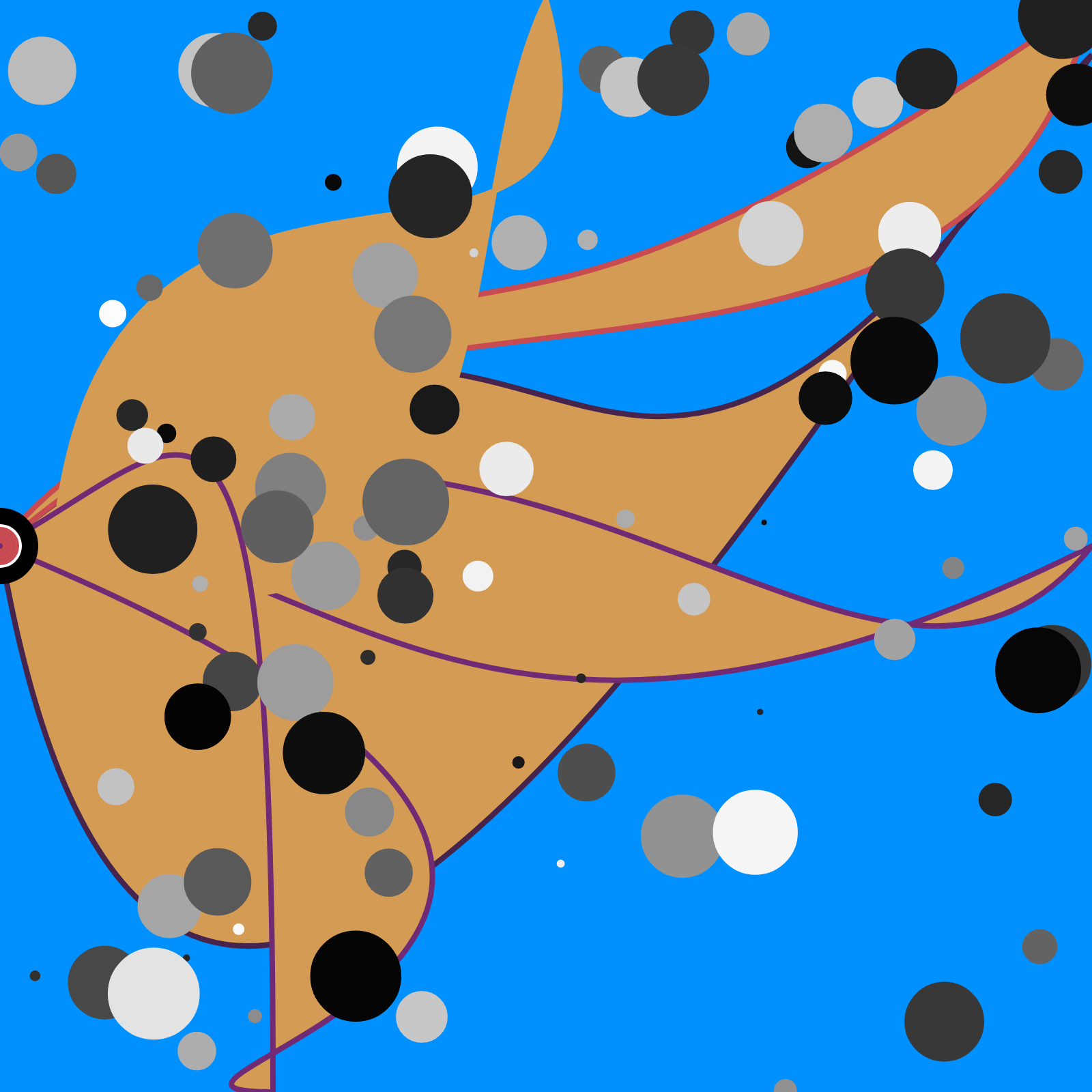 Bubbles in a Bezier Sea #2 static token preview