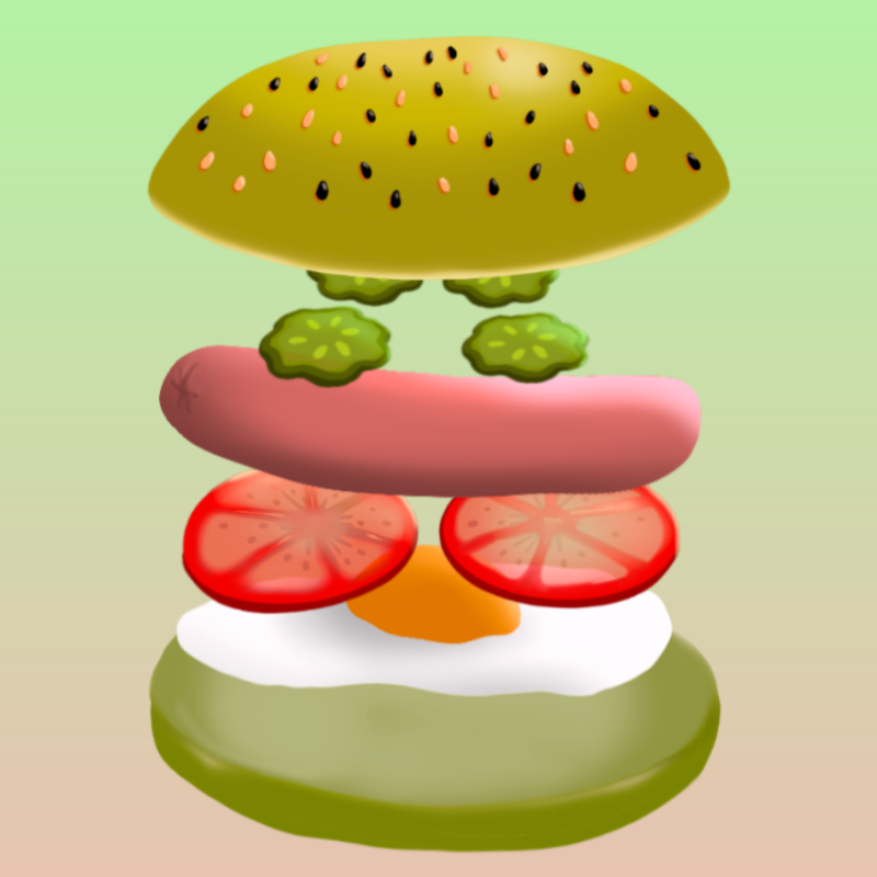 Burger #12 static token preview