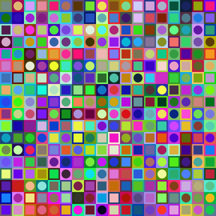 Square Dot Composition #268 static token preview