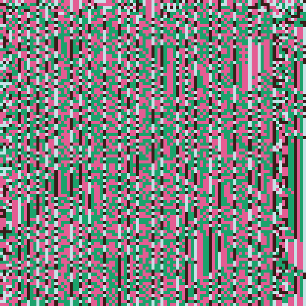 Blending Neighbors Cellular Automata #20 static token preview