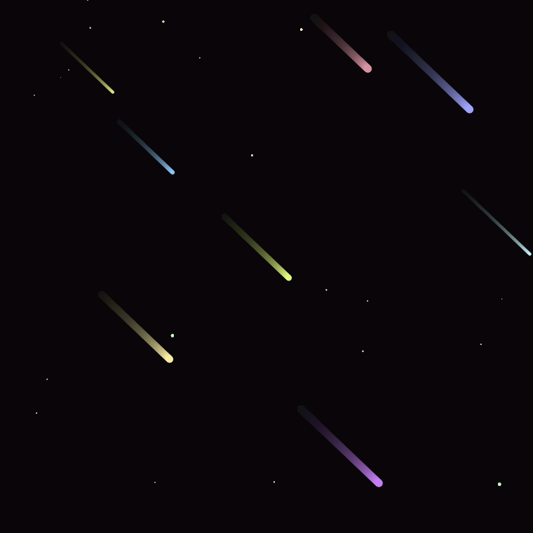 Meteor shower #3 static token preview