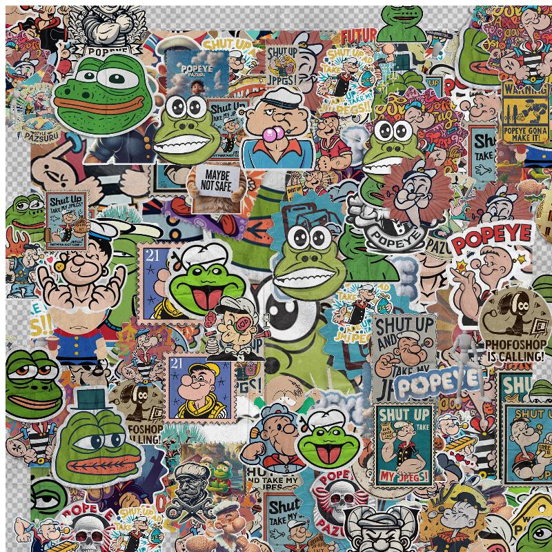 Sticker addict: PEPEYE #27 static token preview