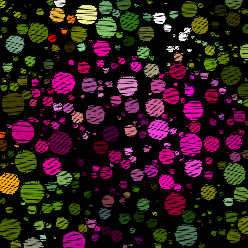 roughly packed flowers #17 static token preview