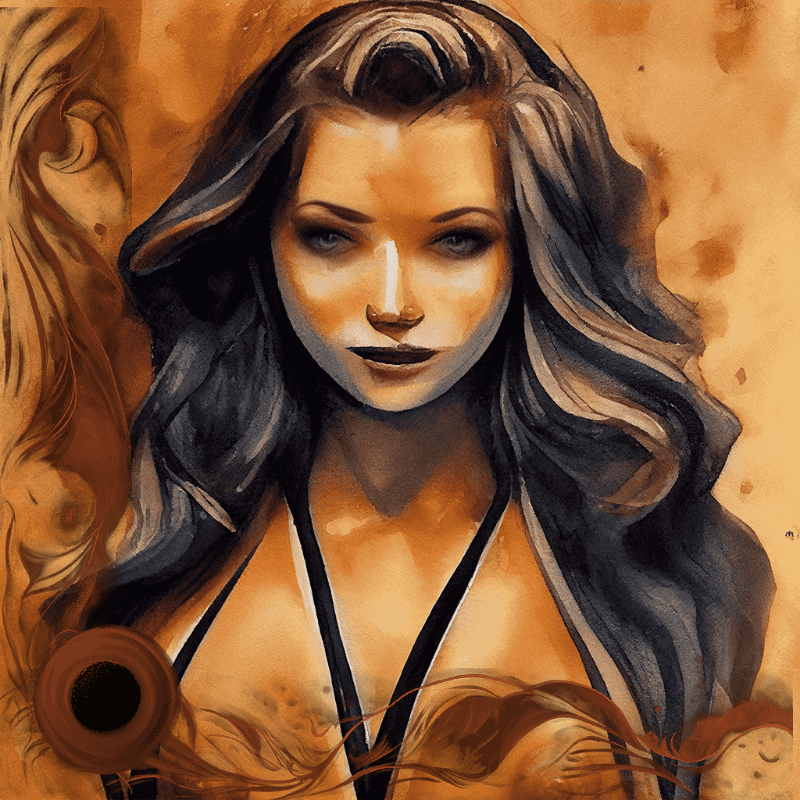 Virgo Girl #1 static token preview