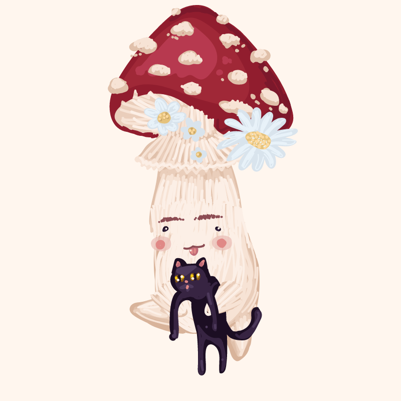 Cute Mushrooms Forest Guys #1 static token preview