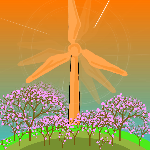 Tree Desiring Calm but Wind Restless #19 static token preview