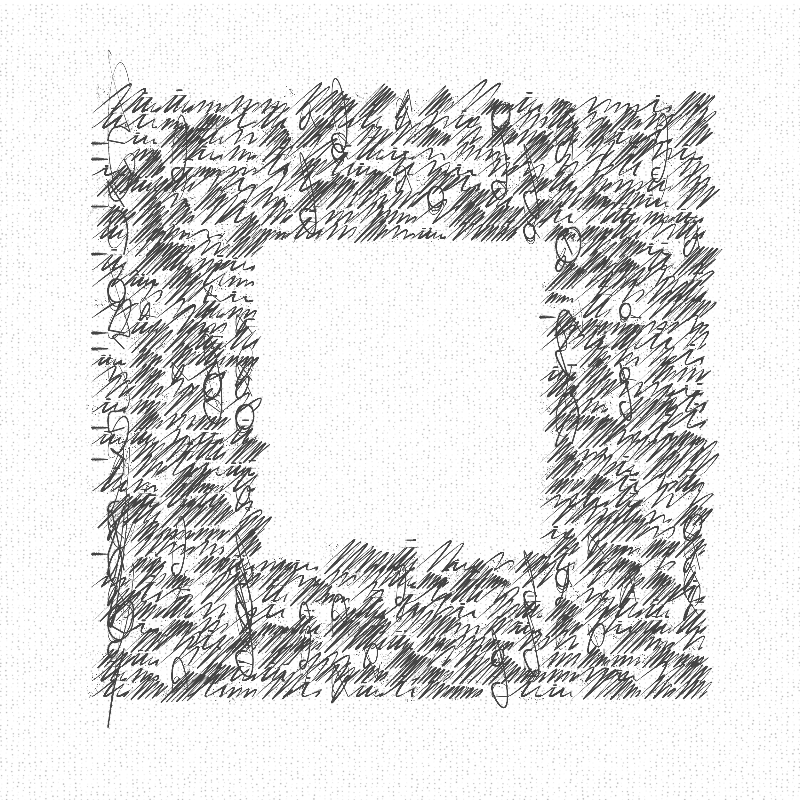 Asemic Kaleidoscope #35 static token preview