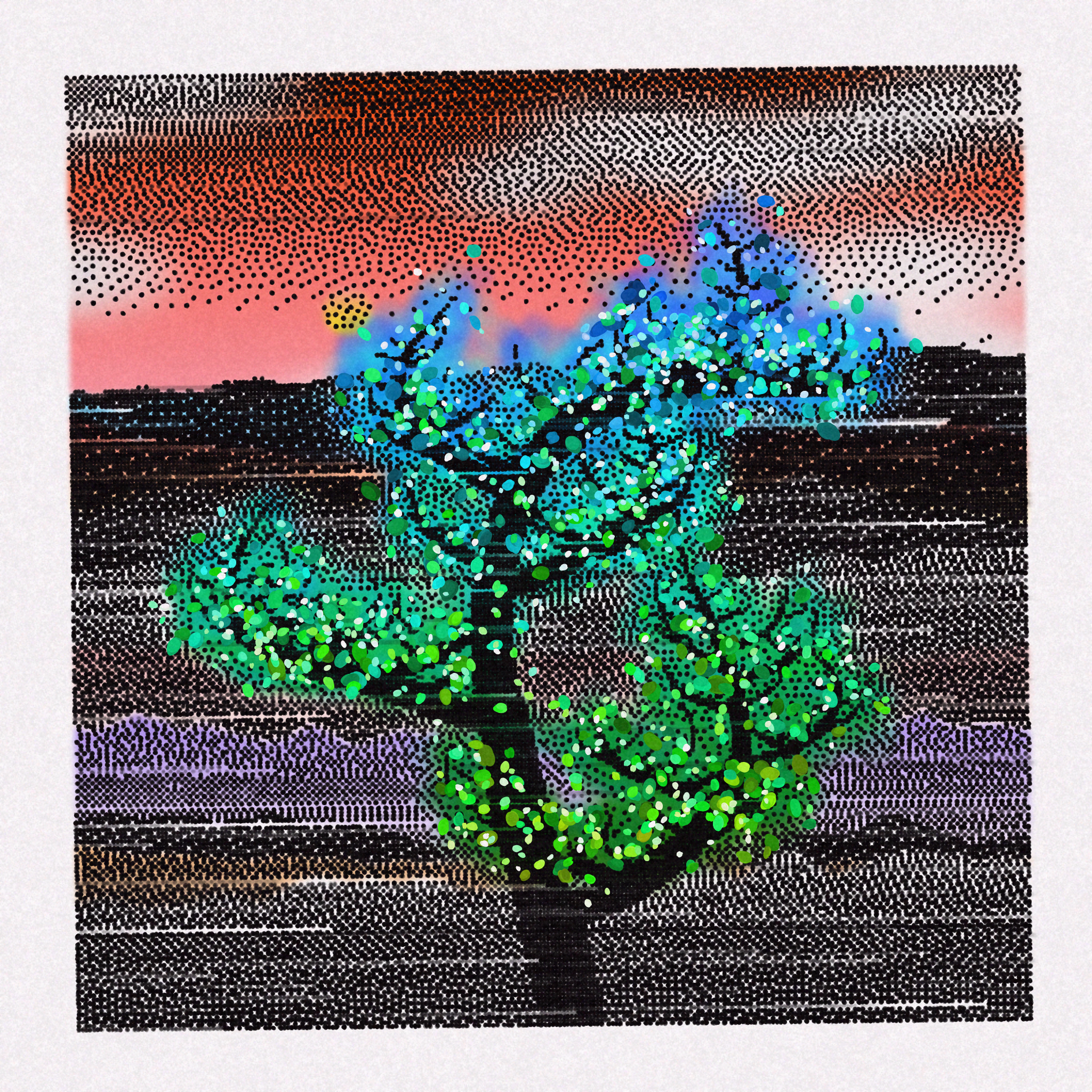 Dithered Branches #23 static token preview