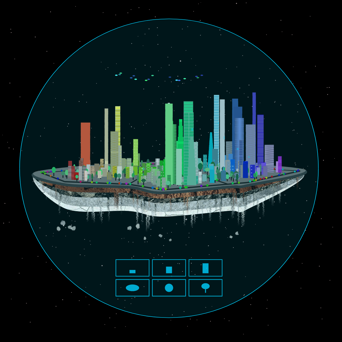 Fluidynamix - Cities #20 static token preview
