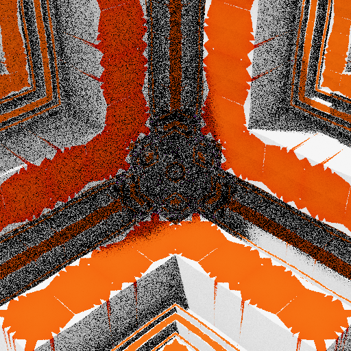 Colorful, warped cubic sponge forms #6 static token preview