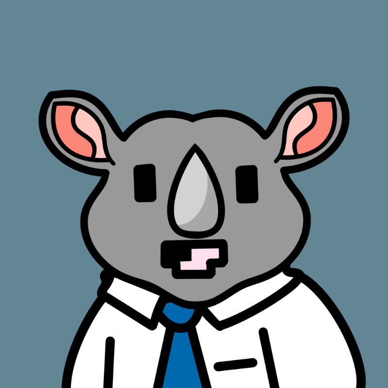 Cool Rhinoo #2 static token preview