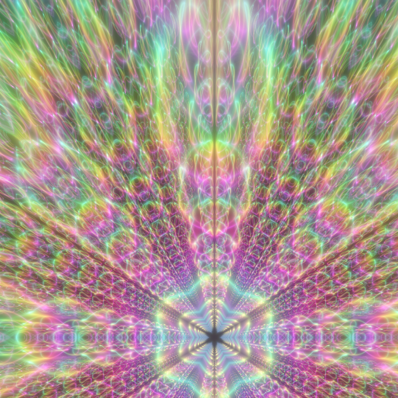Fluorescent Hexagram #20 static token preview