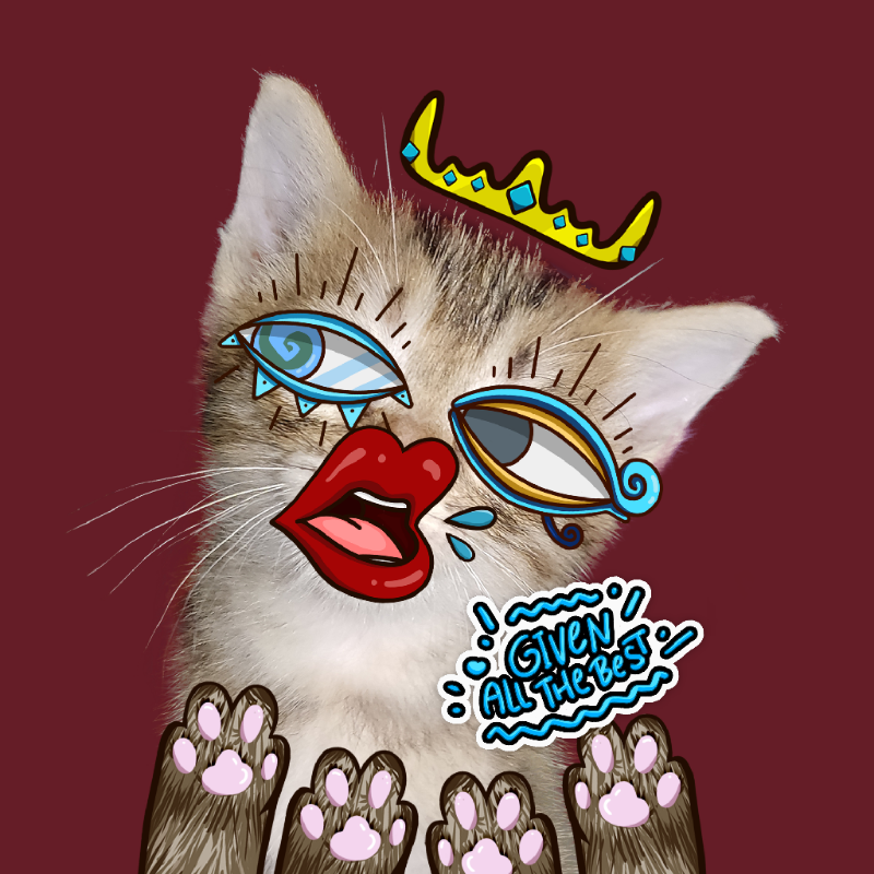 Fortune Kitty NFT #9 static token preview