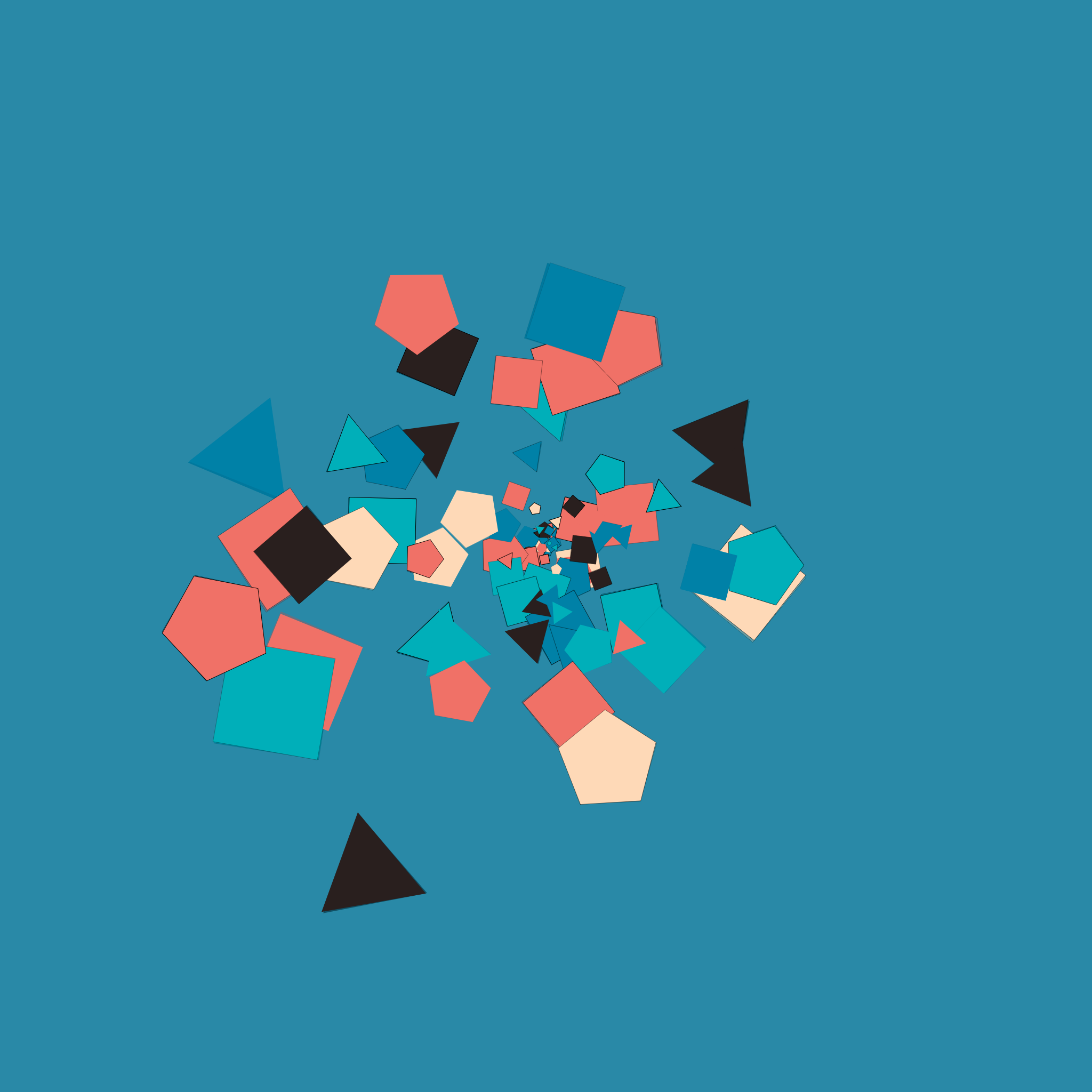 Chaotic Colored Shapes #6 static token preview