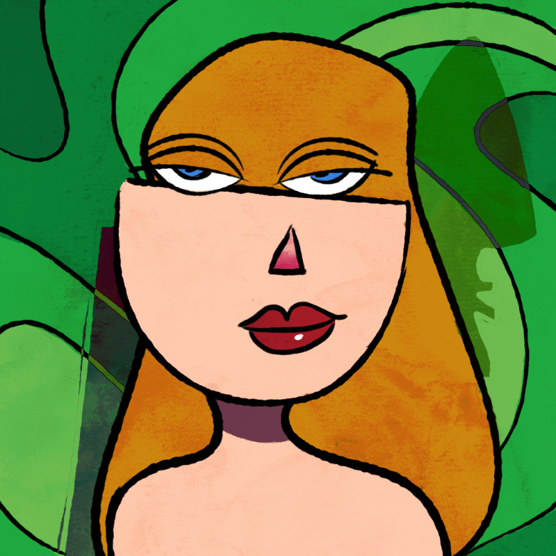 Beauty in Cubism #142 static token preview