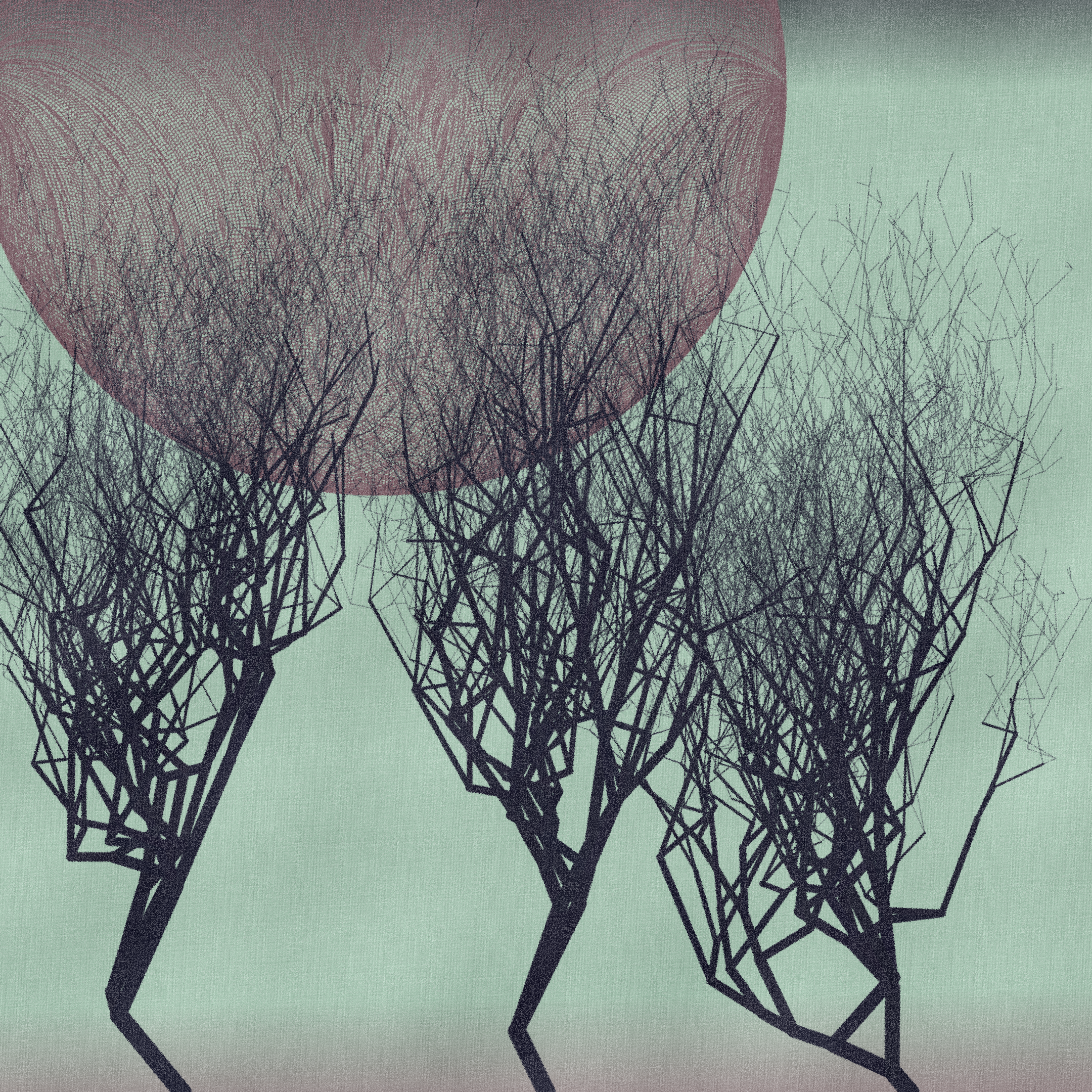 Three dead trees on earth #136 static token preview