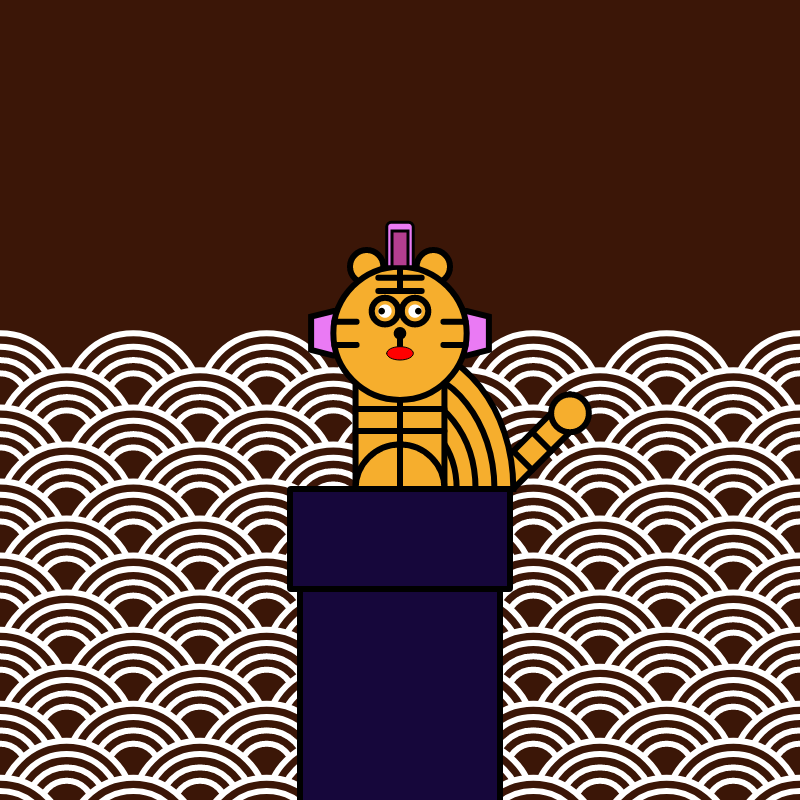 B-Tiger #9 static token preview