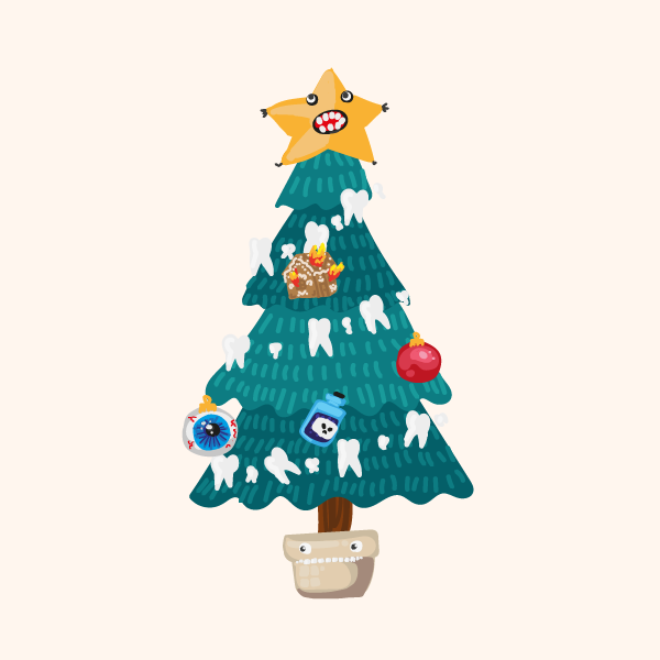 Creepy Christmas Tree For You! #17 static token preview