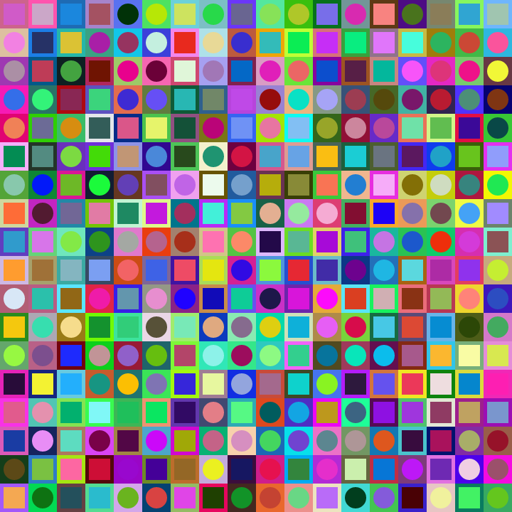 Square Dot Composition #271 static token preview