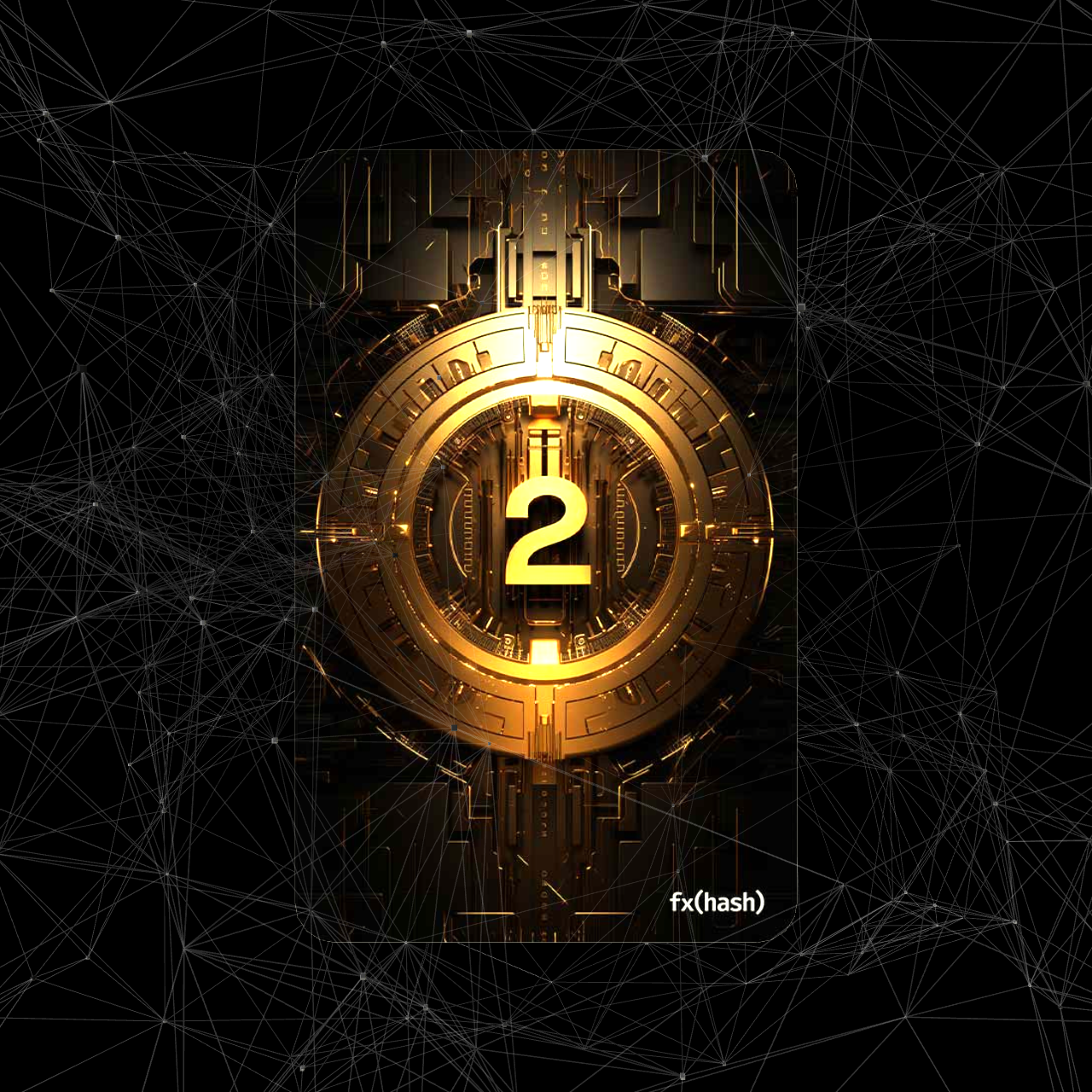 FXHash 2.0 Card #6 static token preview