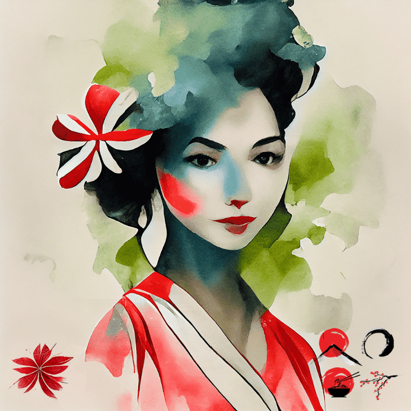 Ocean Geisha #23 static token preview