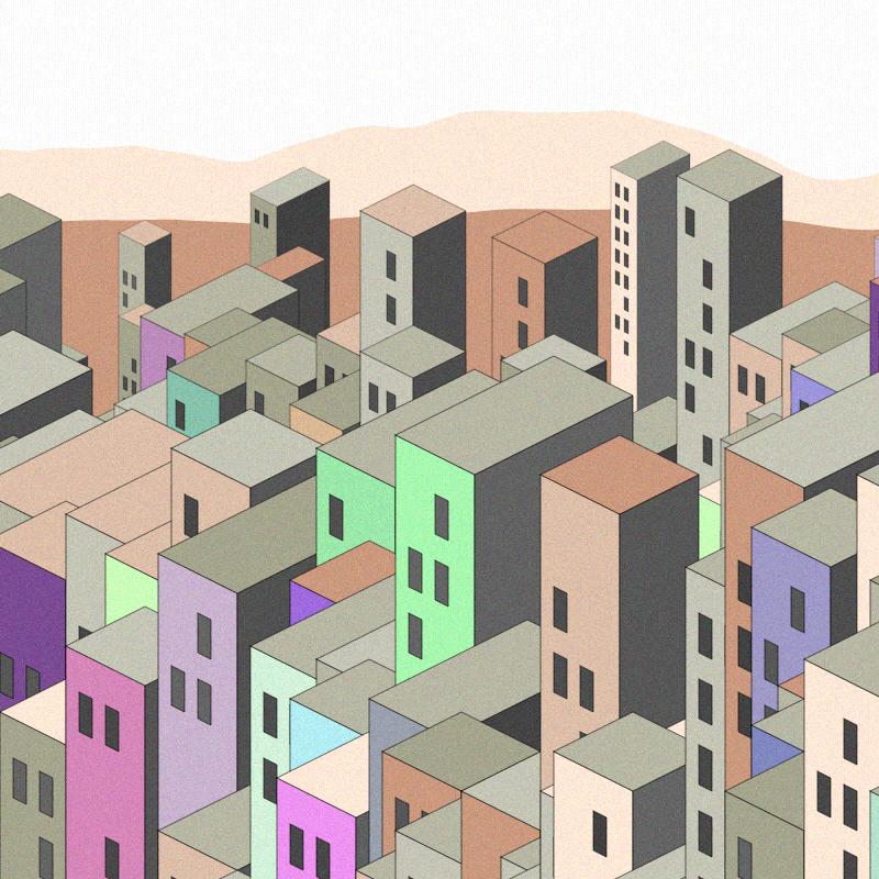 Coloured City #15 static token preview