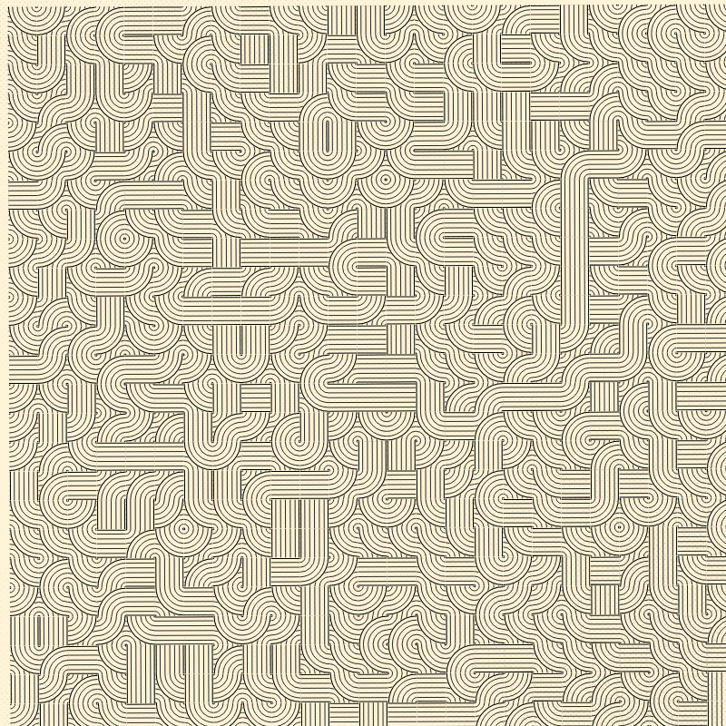Dirty Interlaced Truchet Tiles #11 static token preview
