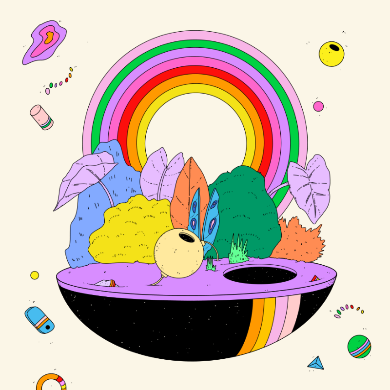 🌈🌴🪐 #7 static token preview