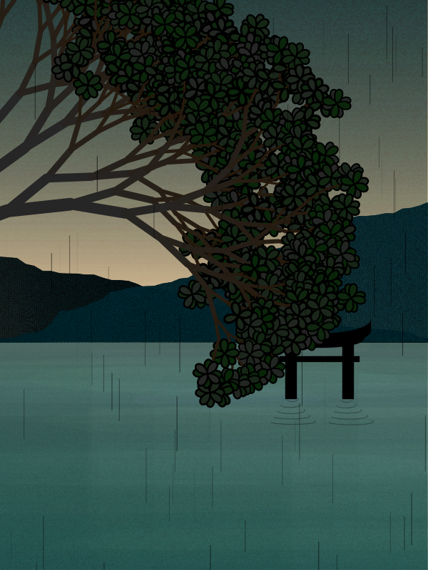 Foggy morning in a village near Tokyo #23 static token preview